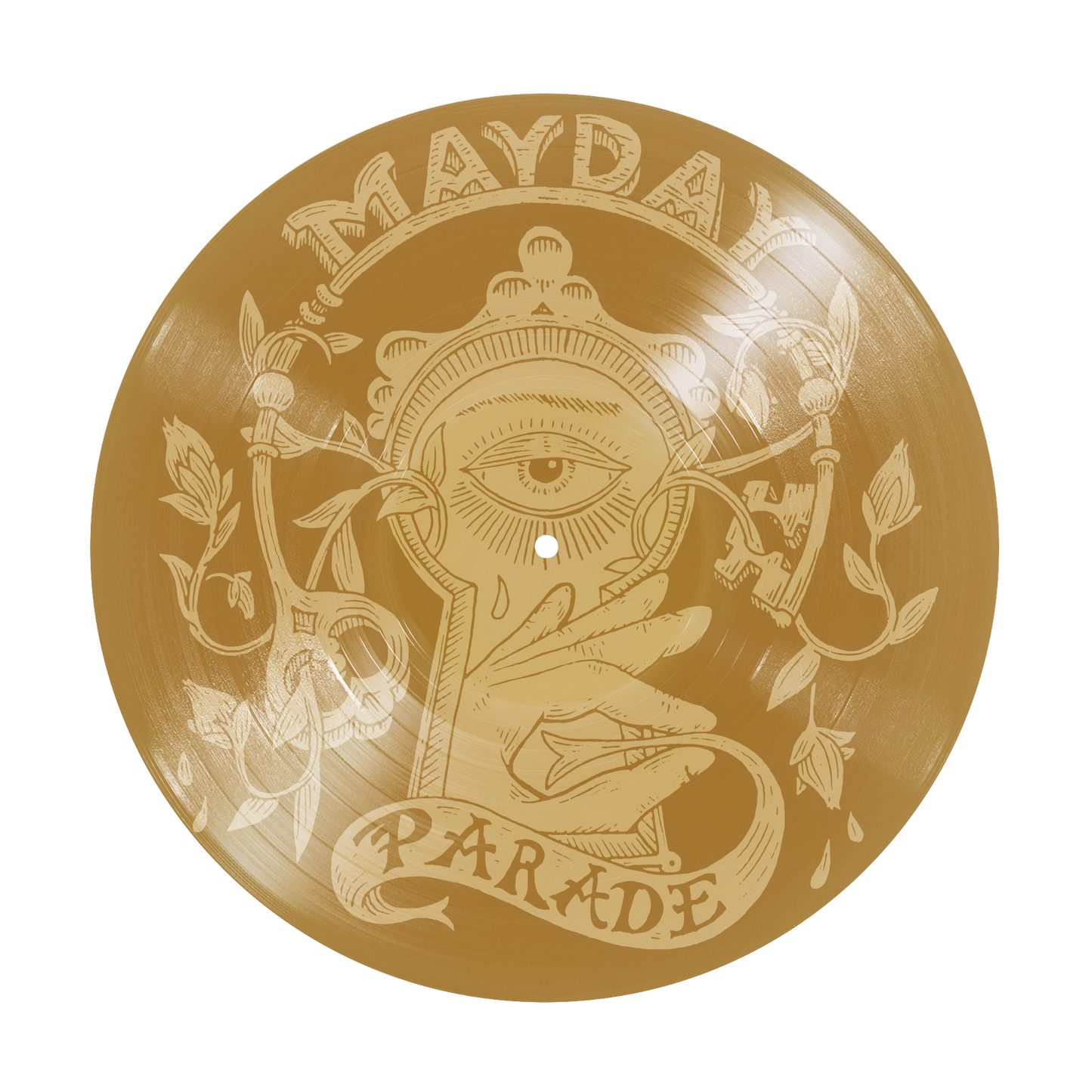 Mayday Parade 'Monsters In The Closet' 10th Anniversary 2 LP (Limited Edition – Only 500 Made, Gold w/ D-Side Etching Vinyl) Vinyl Record