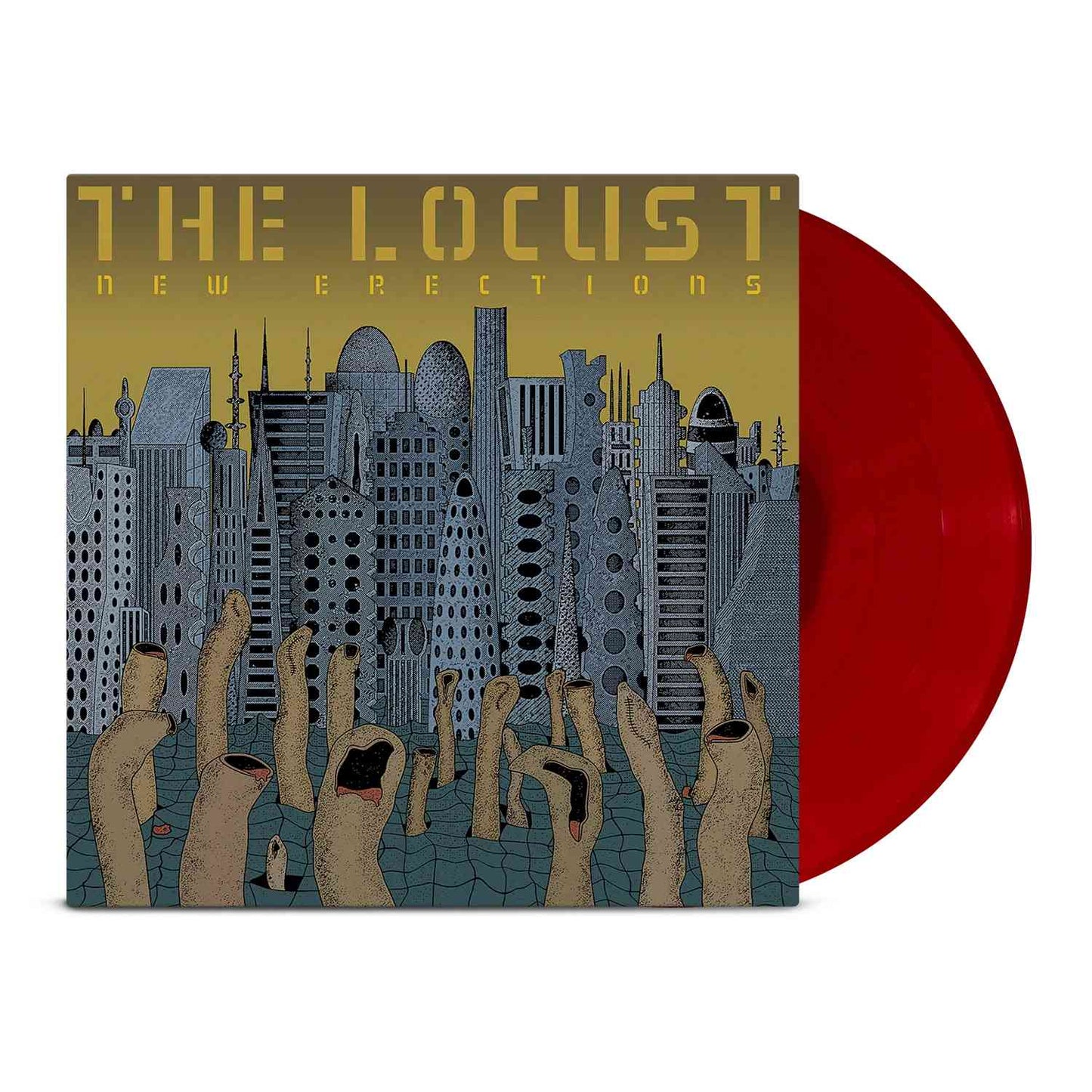 The Locust ‘New Erections' LP (Limited Edition - Only 300 Made, Ancestor Incest Red Vinyl) Vinyl Record