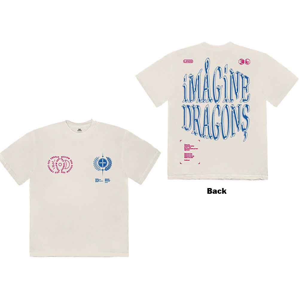 Imagine Dragons Lyrics Mens T Shirt Officially Licensed