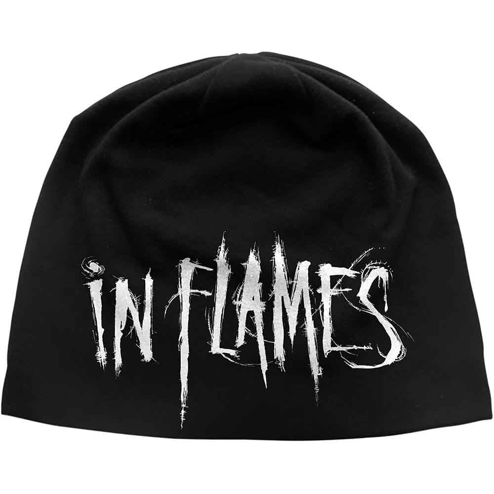 In Flames Logo Beanie Hat Officially Licensed