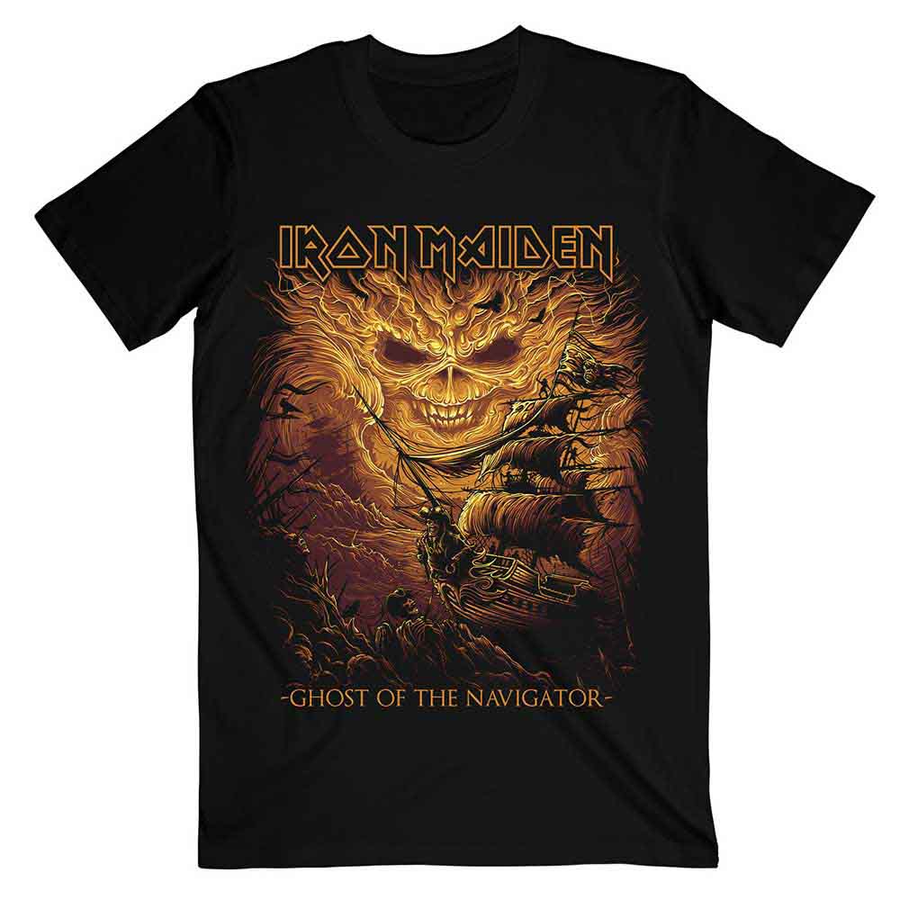 Iron Maiden Ghost of the Navigator Mens T Shirt Officially Licensed