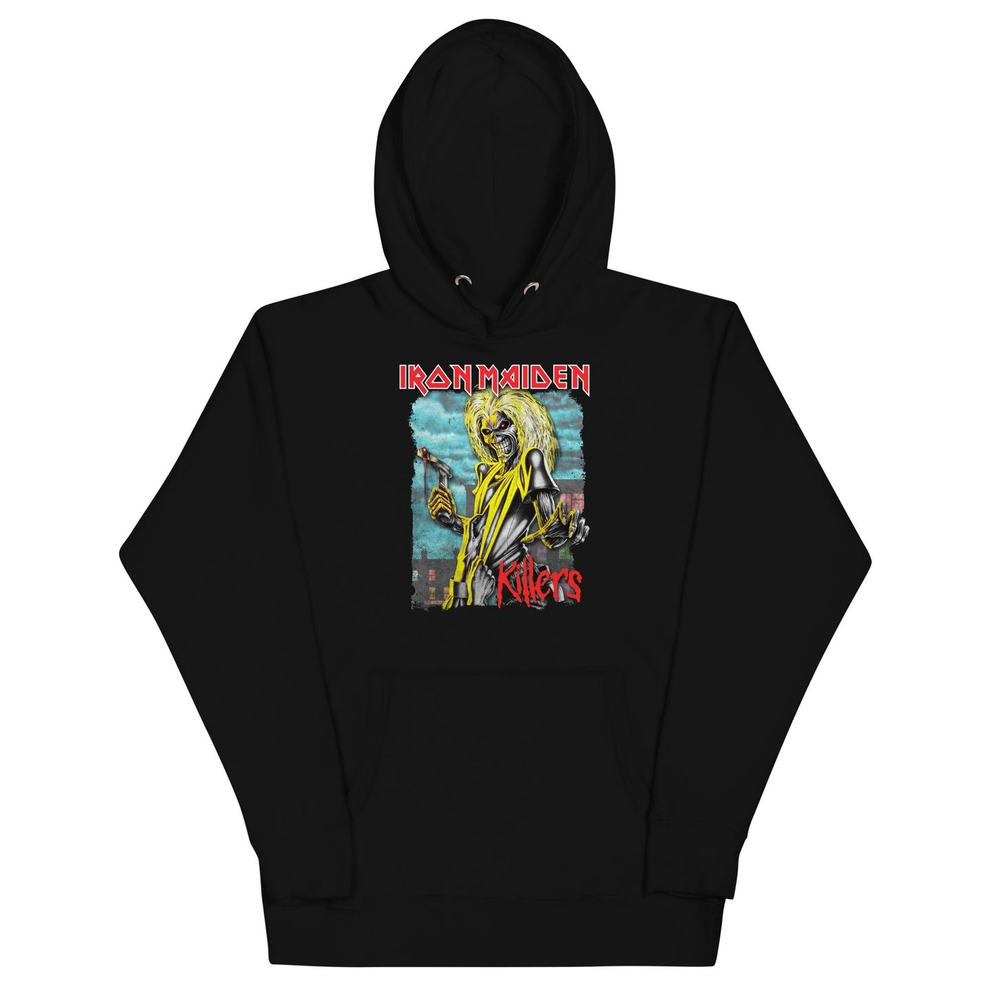 Iron Maiden Killers Mens Officially Licensed Hoodie Black