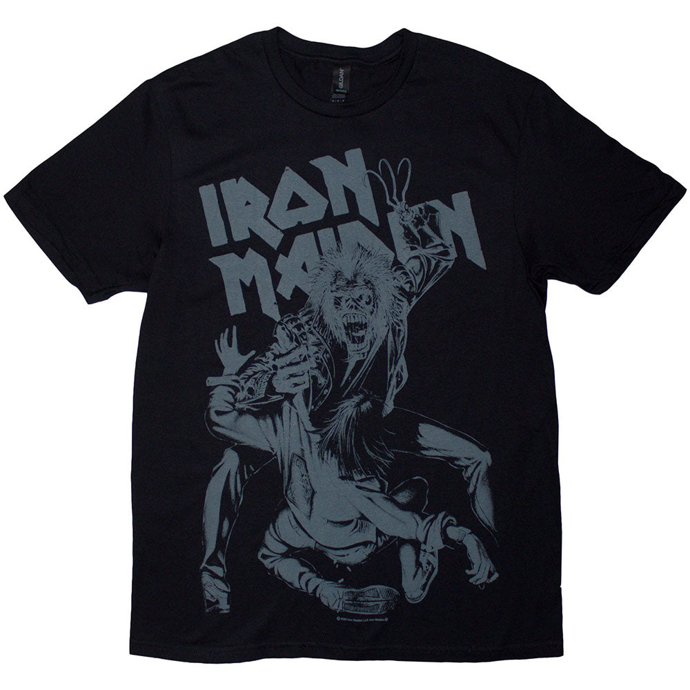 Iron Maiden No Prayer Claw Jumbo Grey Mens T Shirt Officially Licensed
