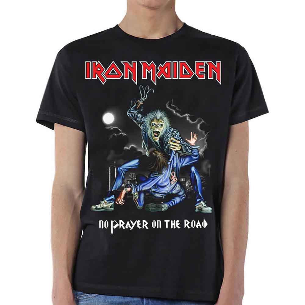Iron Maiden No Prayer On The Road Mens T Shirt Officially Licensed