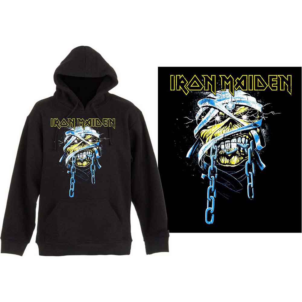 Iron Maiden Powerslave Hoodie Sweatshirt Officially Licensed