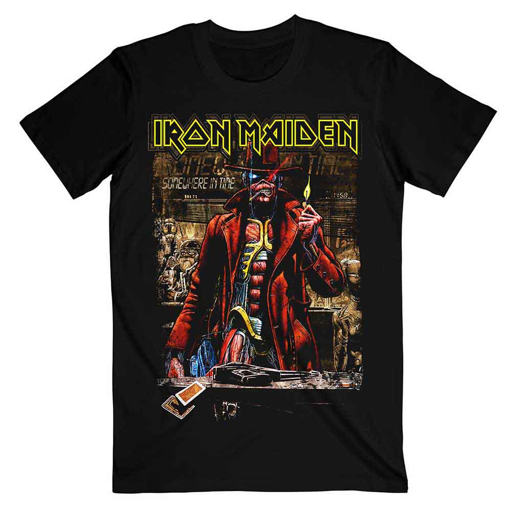 Iron Maiden Stranger Sepia Mens T Shirt Officially Licensed