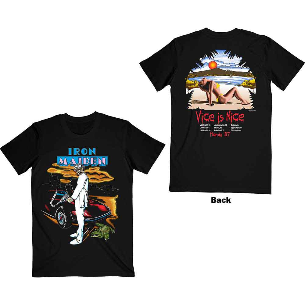 Iron Maiden Vice Is Nice Mens T Shirt Officially Licensed