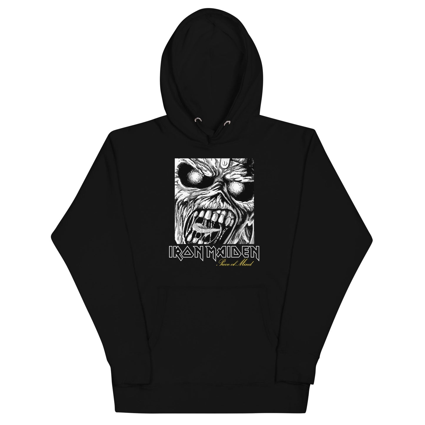 Iron Maiden Peace of Mind Mens Officially Licensed Hoodie Black