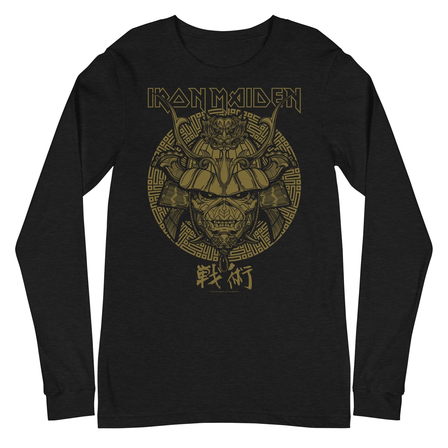 Iron Maiden Senjutsu Mens Long Sleeve Shirt Black