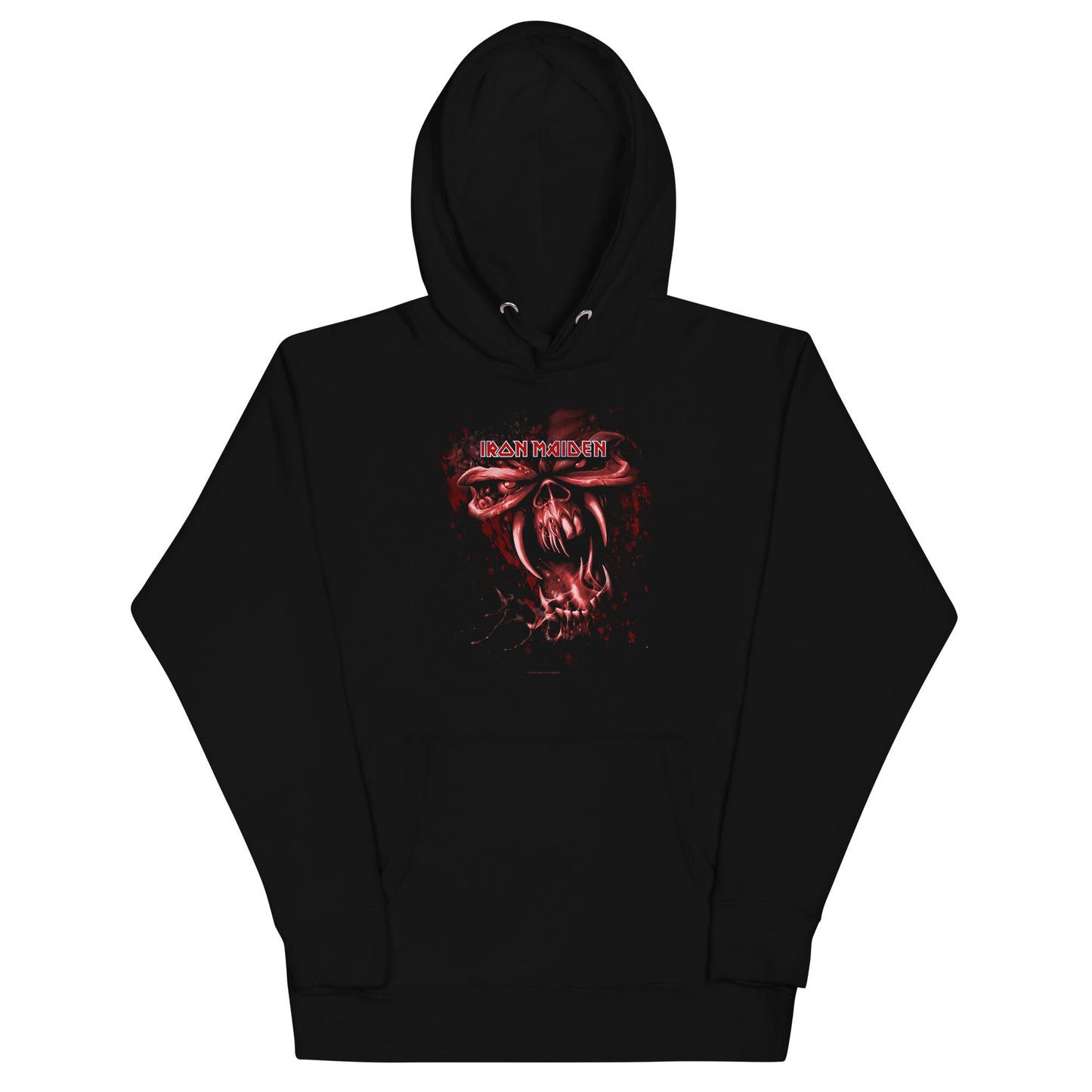 Iron Maiden Mouth of the Beast Mens Officially Licensed Hoodie Black