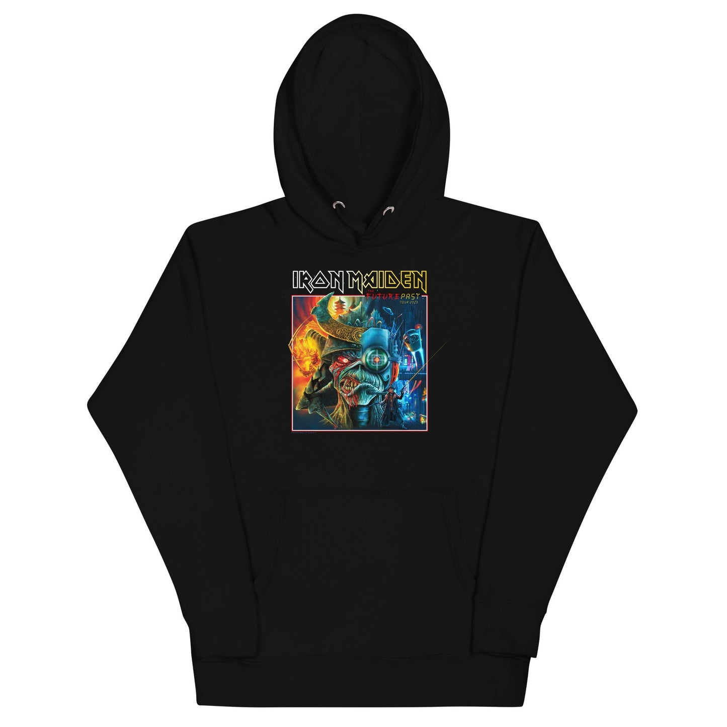 Iron Maiden Future Past Mens Officially Licensed Hoodie Black
