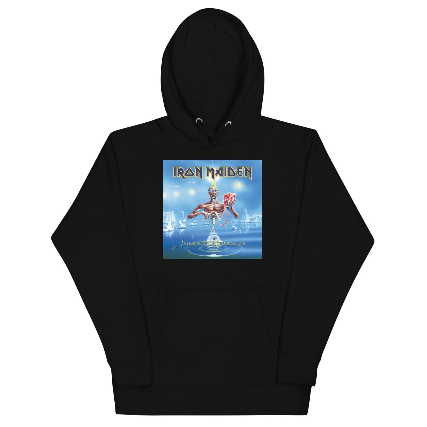 Iron Maiden Seventh Son of a Seventh Son Mens Officially Licensed Hoodie Black