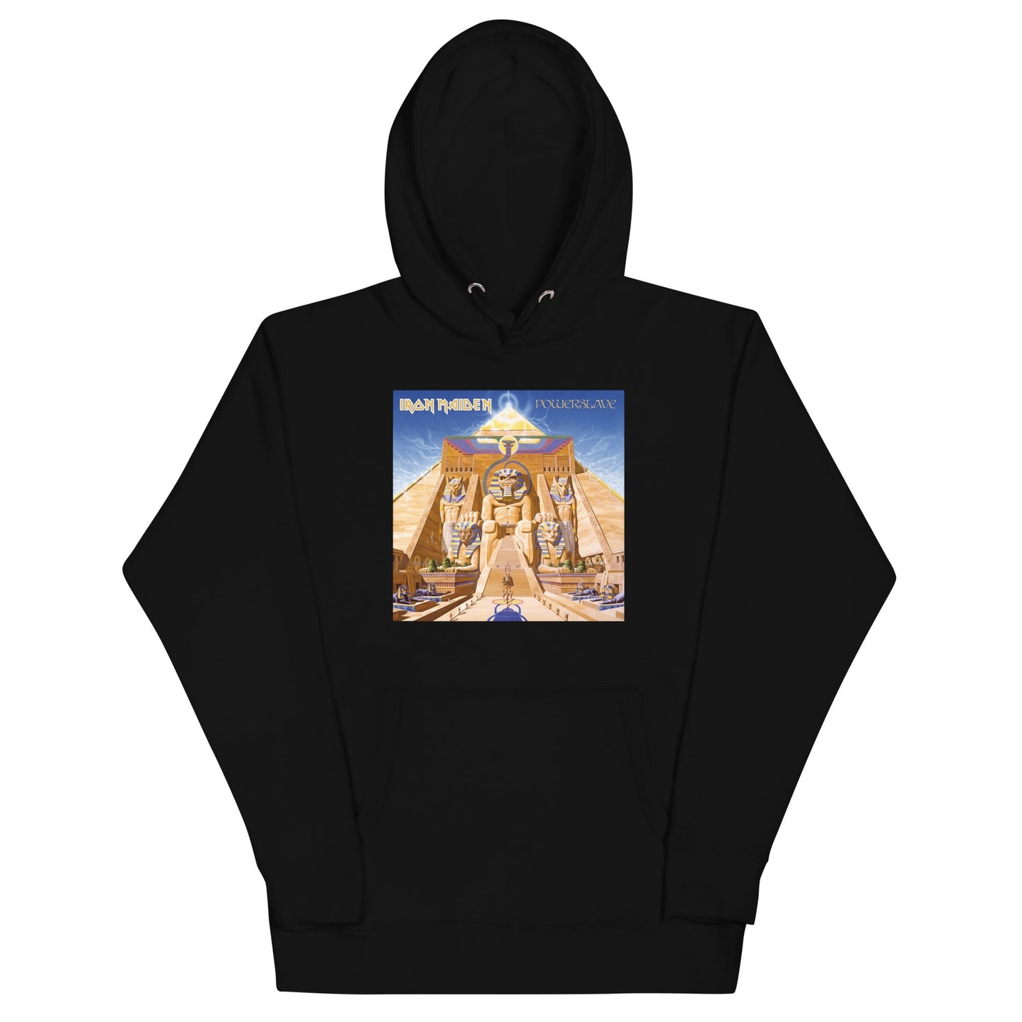 Iron Maiden Powerslave Mens Officially Licensed Hoodie Black