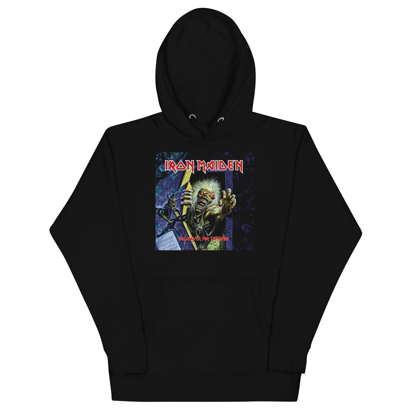 Iron Maiden No Prayer for the Dying Mens Officially Licensed Hoodie Black