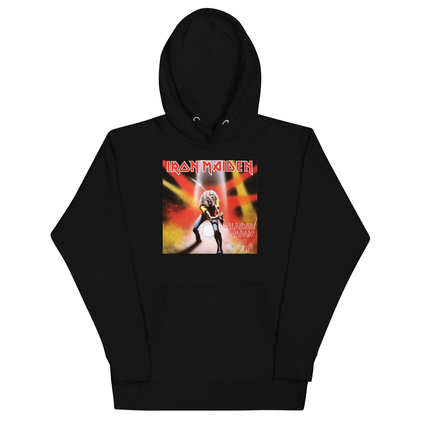 Iron Maiden Japan Mens Officially Licensed Hoodie Black