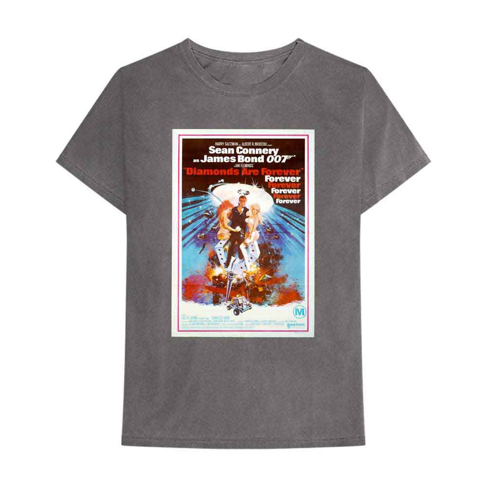 James Bond 007 Diamonds Are Forever Mens T Shirt Officially Licensed