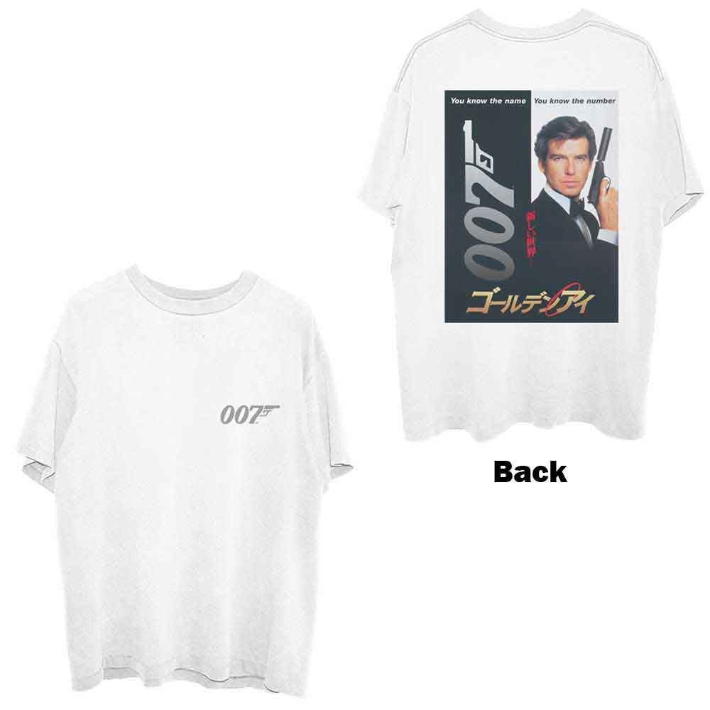 James Bond 007 Goldeneye Japanese Poster Mens T Shirt Officially Licensed