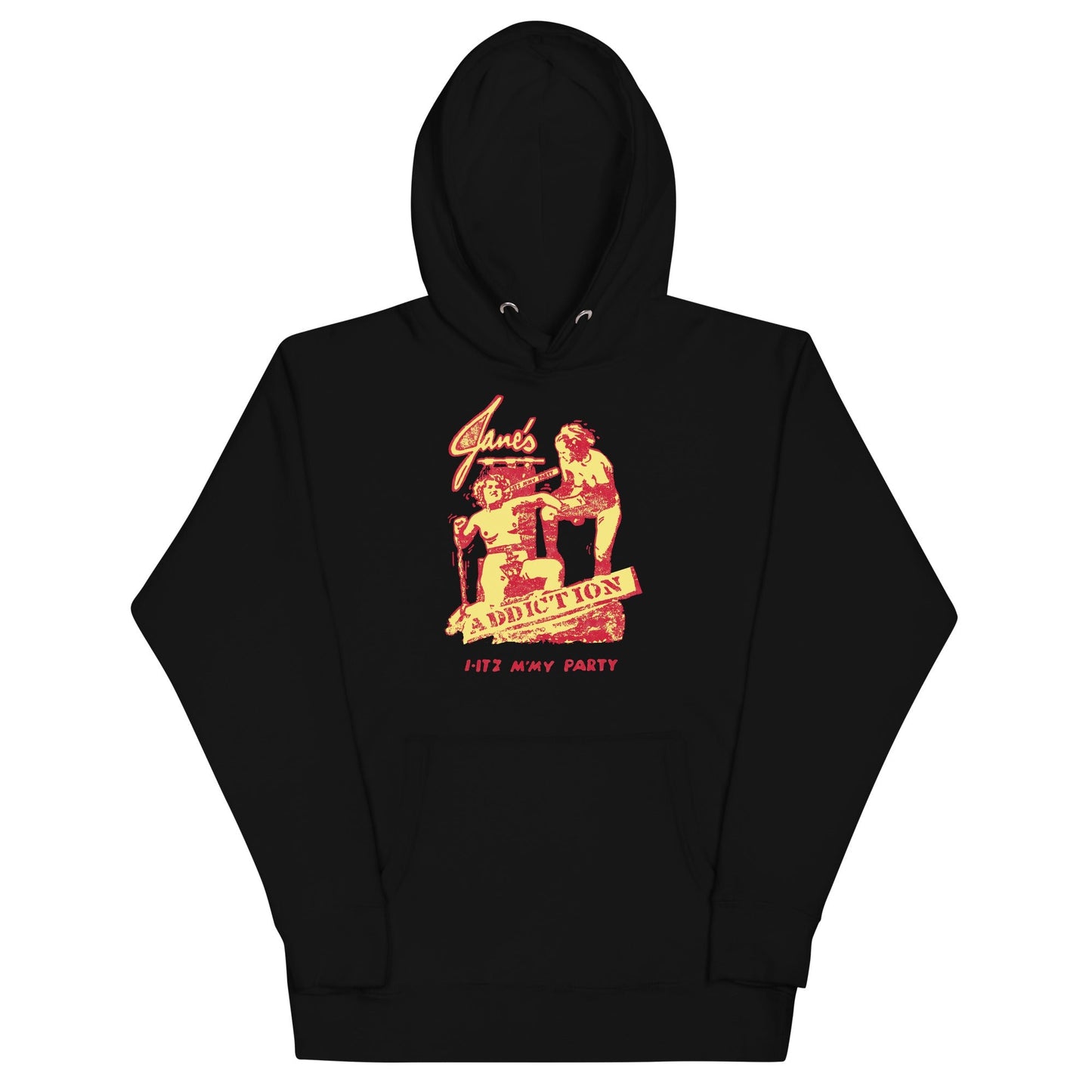 Jane's Addiction I-Itz M'My Party Mens Officially Licensed Hoodie Black