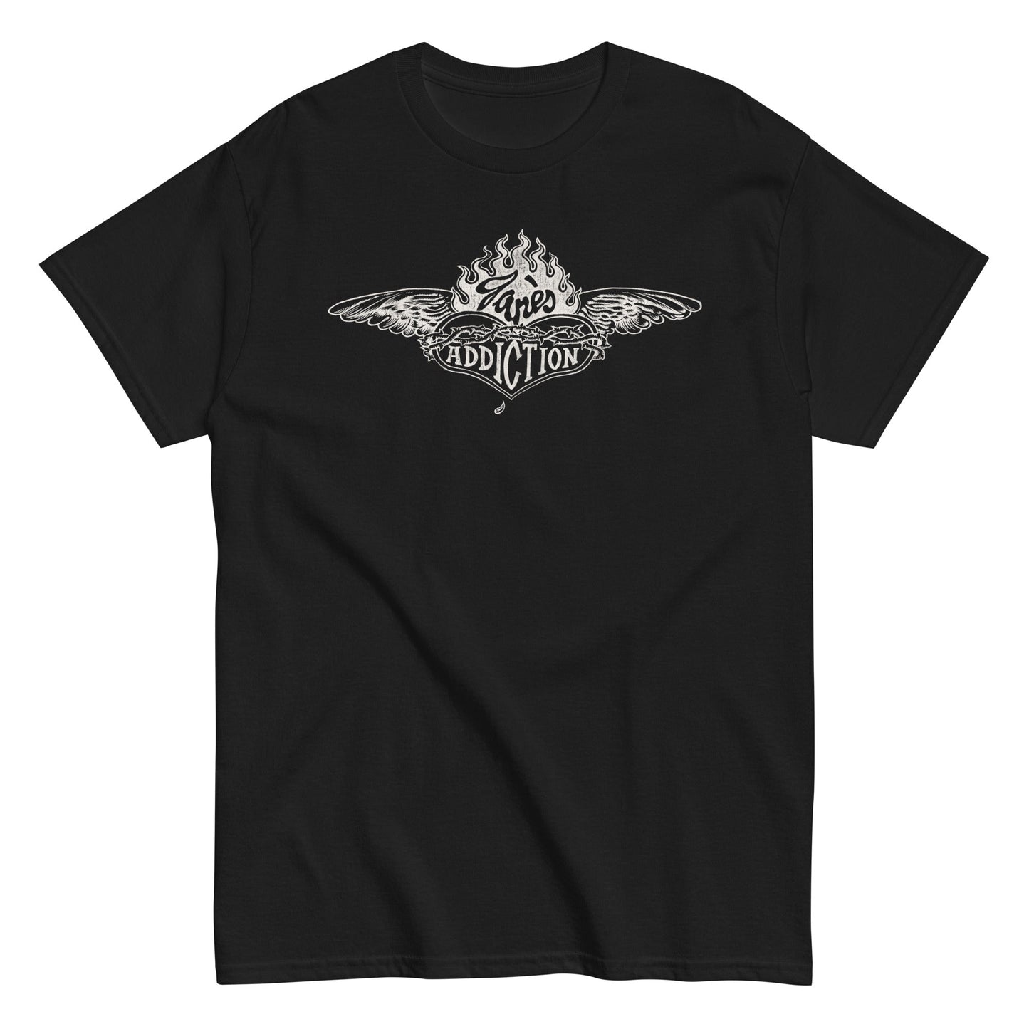 Jane's Addiction Badge Logo Officially Licensed Mens T Shirt Black