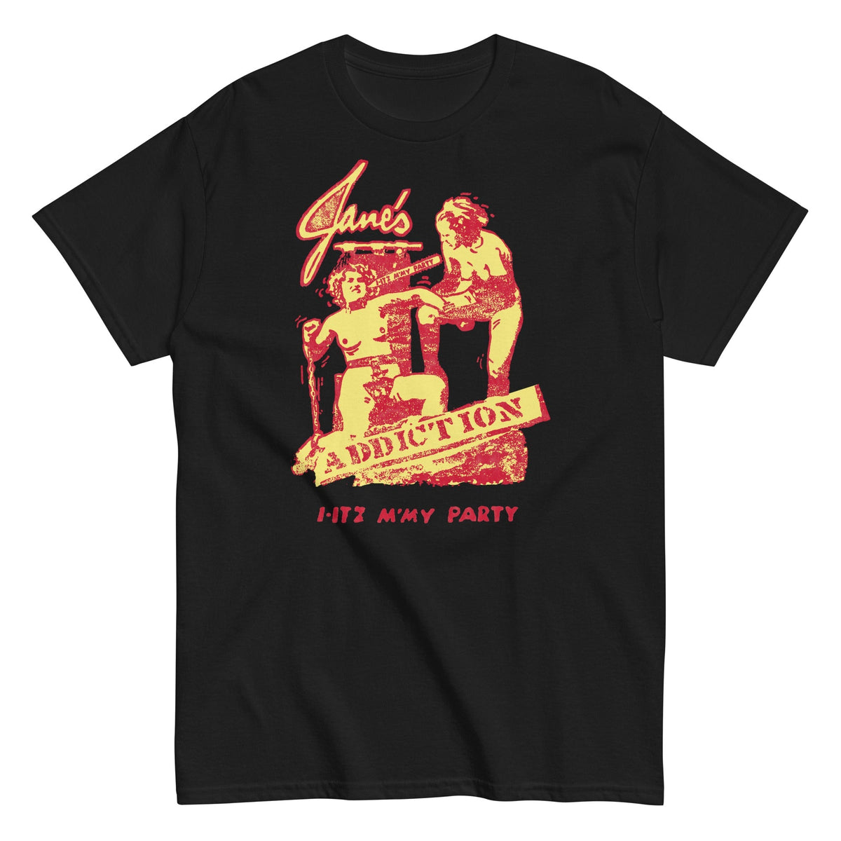 Jane's Addiction I-Itz M'My Party Officially Licensed Mens T Shirt Black