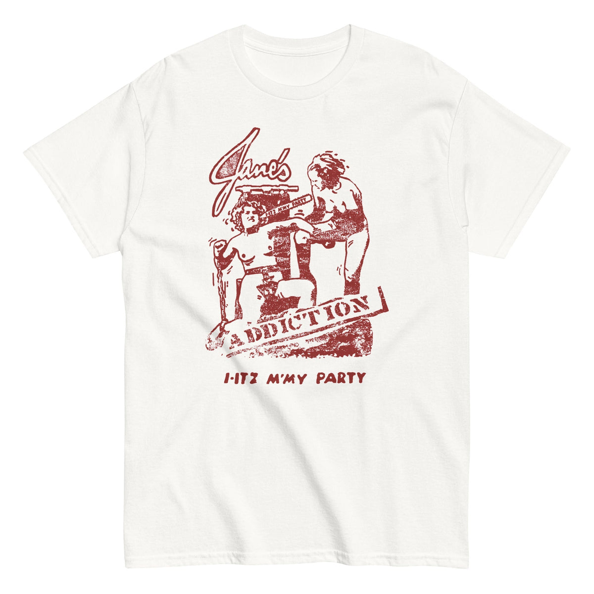 Jane's Addiction Still My Party Officially Licensed Mens T Shirt White