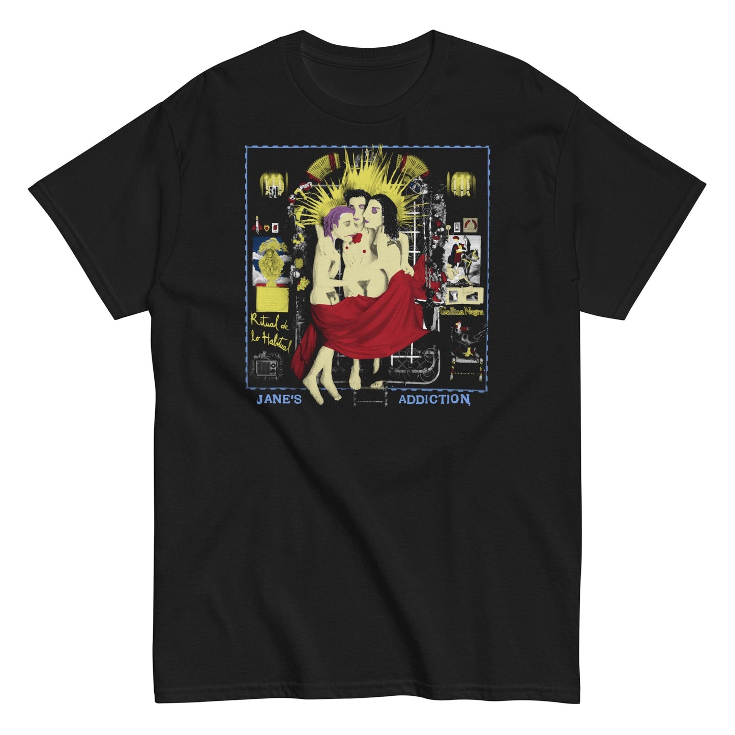Jane's Addiction Three Ladies Officially Licensed Mens T Shirt Black