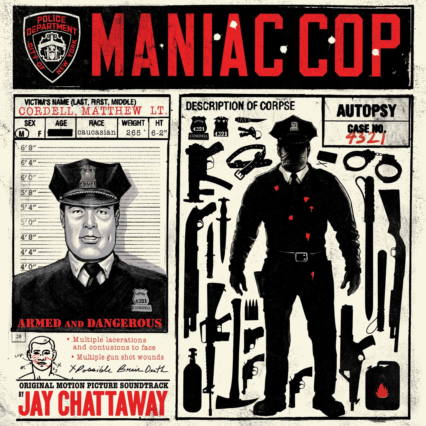 Maniac Cop (Original Motion Picture Soundtrack) Vinyl Record