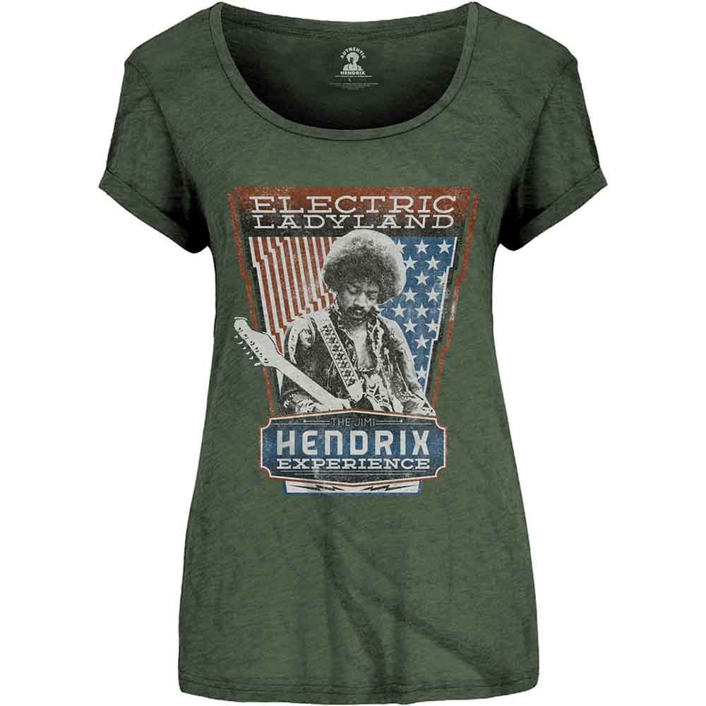 Jimi Hendrix Electric Ladyland Womens T Shirt Officially Licensed