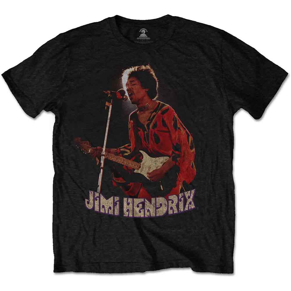 Jimi Hendrix Orange Kaftan Mens T Shirt Officially Licensed