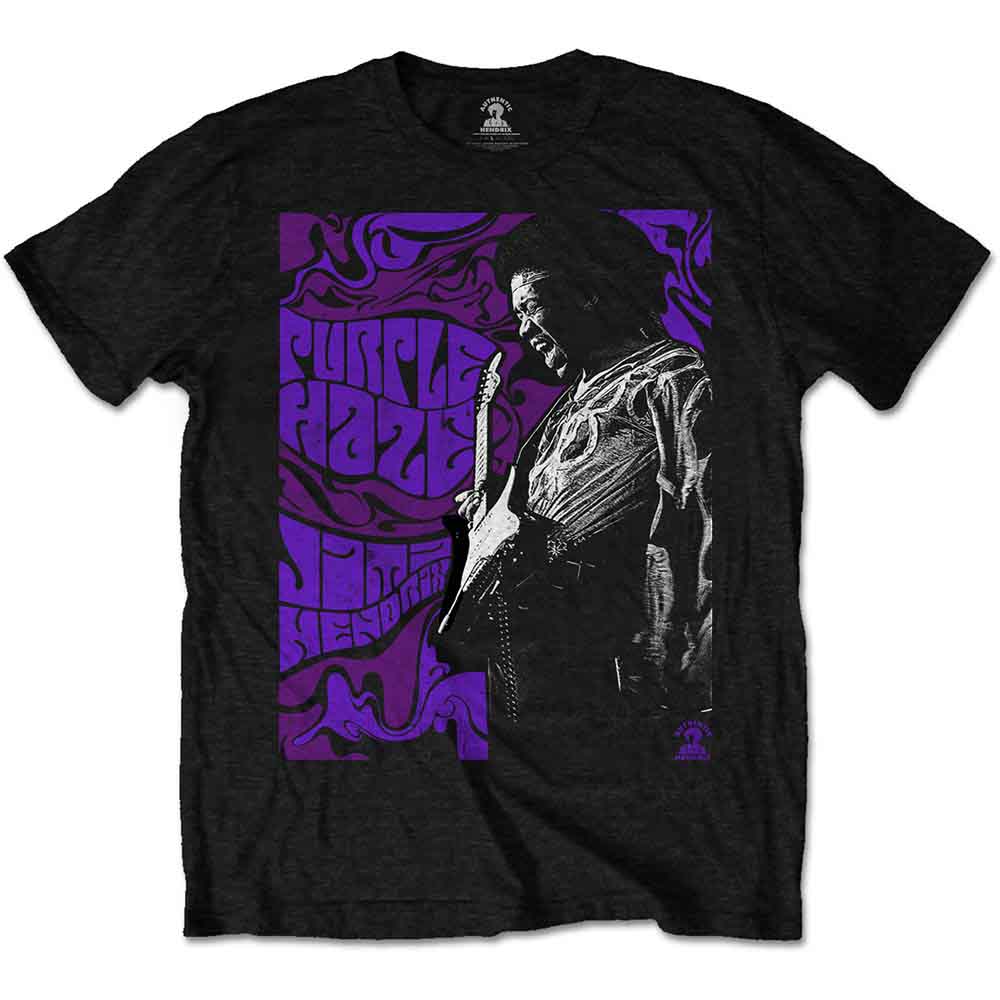 Jimi Hendrix Purple Haze Mens T Shirt Officially Licensed