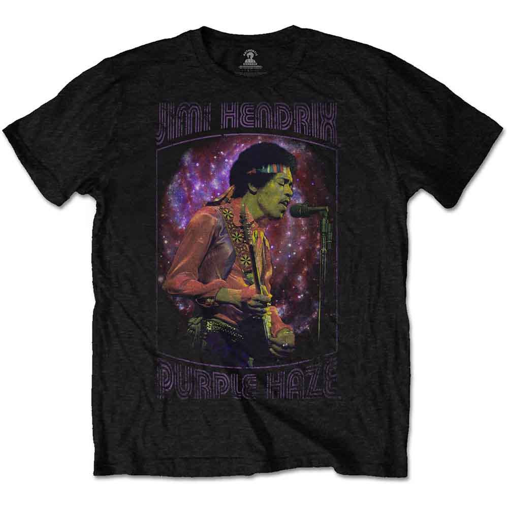 Jimi Hendrix Purple Haze Frame Mens T Shirt Officially Licensed