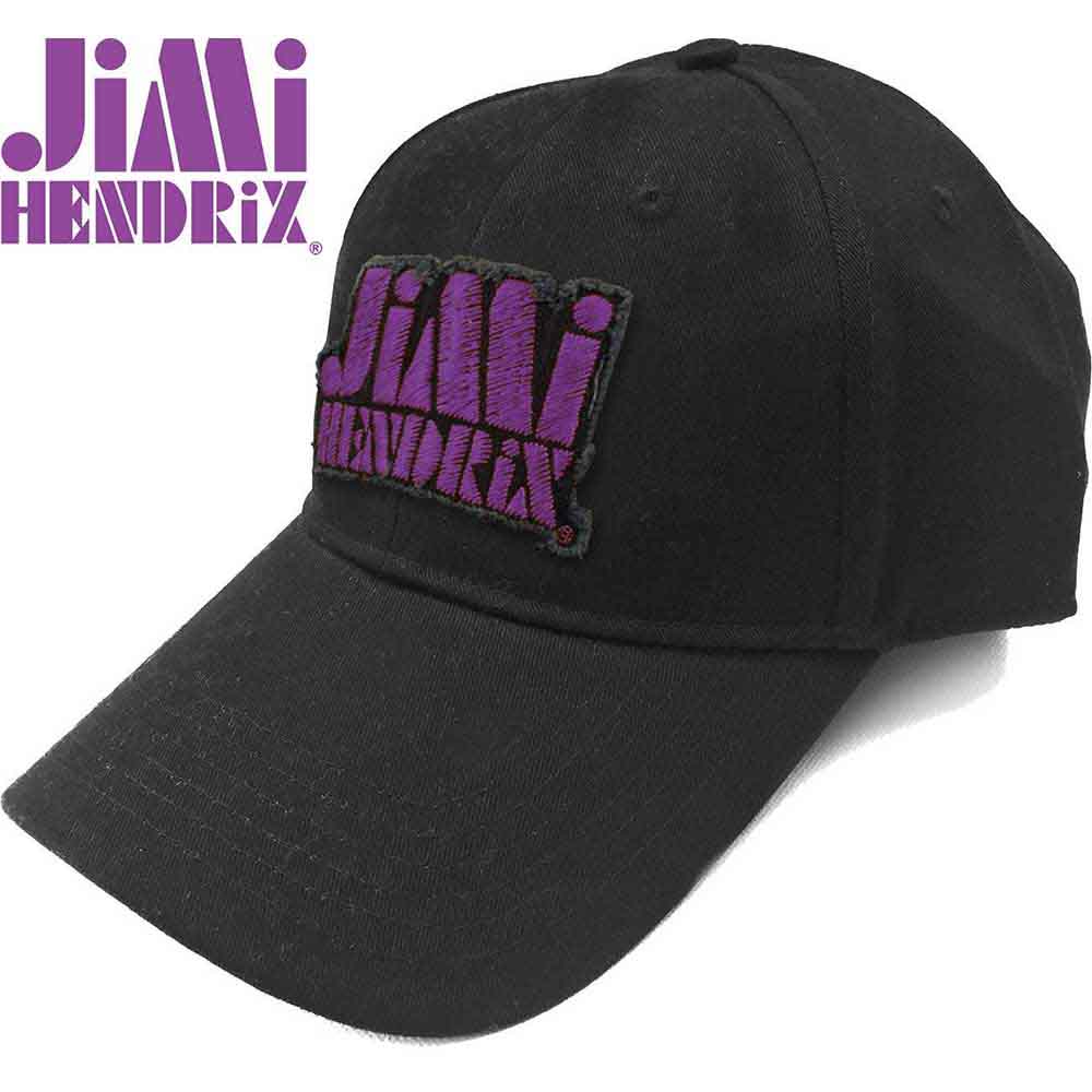 Jimi Hendrix Purple Stencil Logo Hat Officially Licensed
