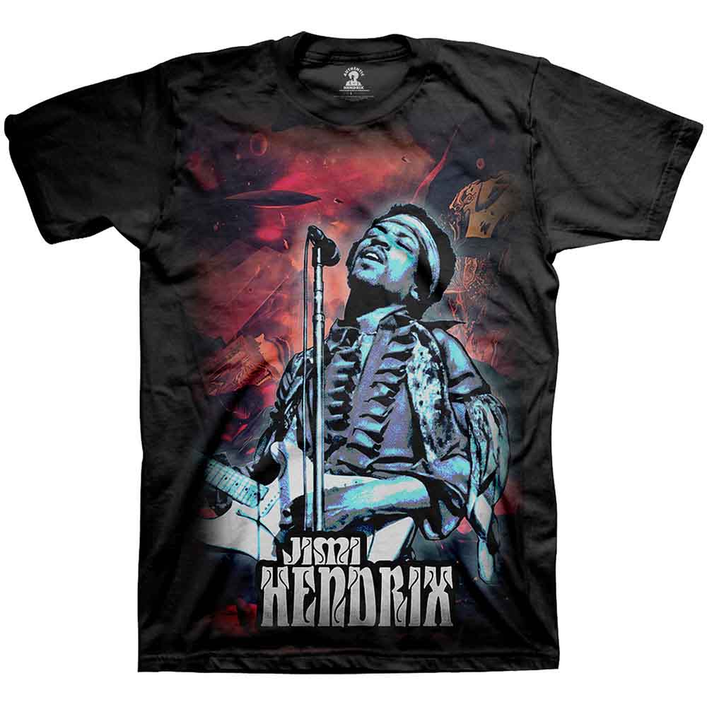 Jimi Hendrix Universe Mens T Shirt Officially Licensed