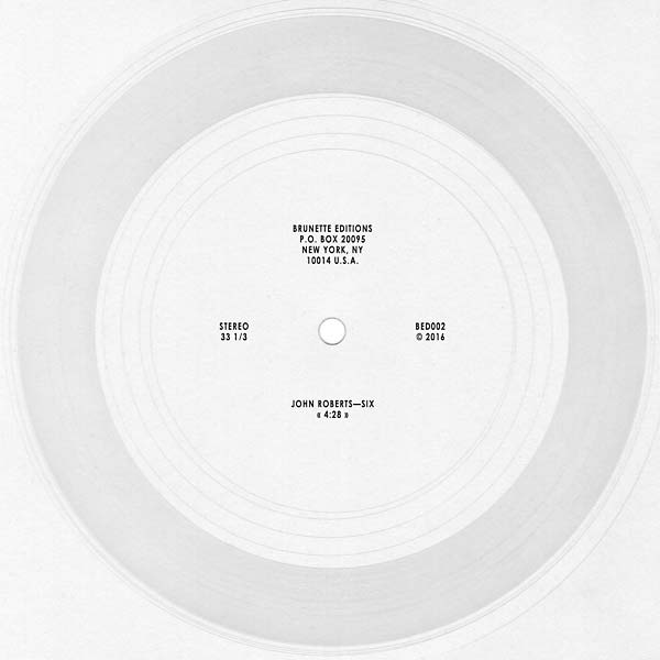 JOHN ROBERTS - Six Vinyl Record