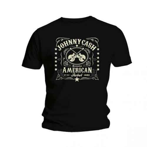Johnny Cash American Rebel Mens T Shirt Officially Licensed
