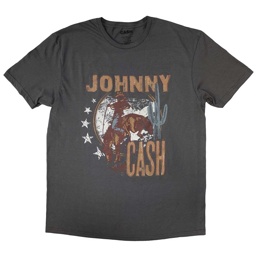 Johnny Cash Cowboy Mens T Shirt Officially Licensed