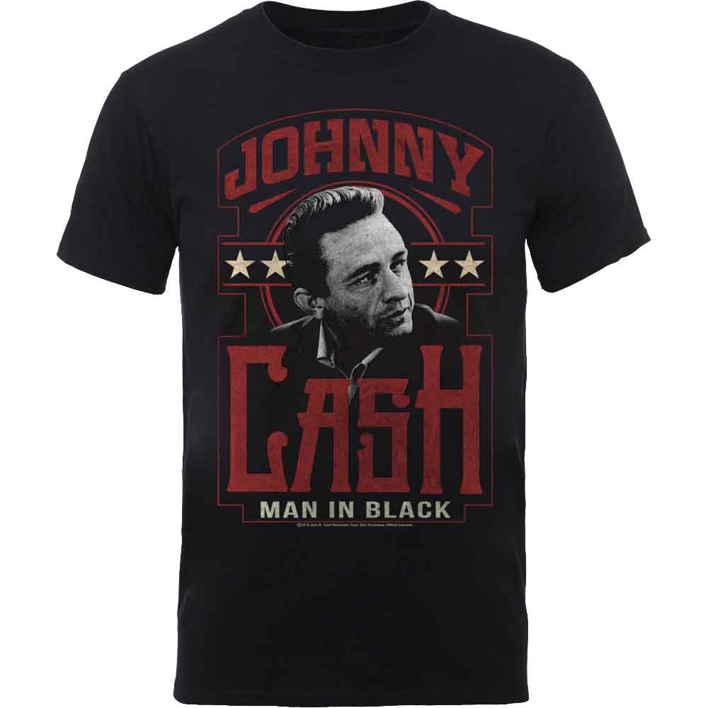 Johnny Cash Man In Black Mens T Shirt Officially Licensed