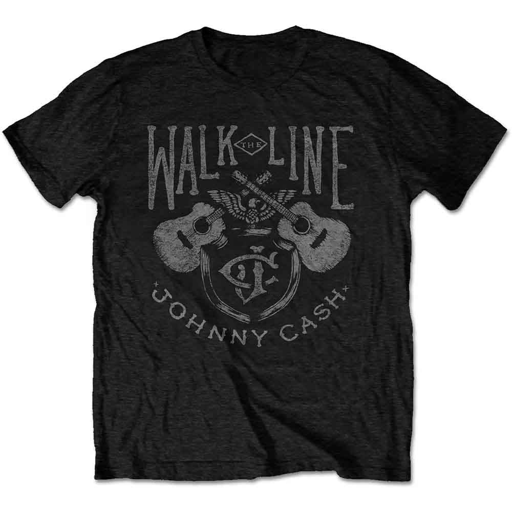 Johnny Cash Walk The Line Mens T Shirt Officially Licensed
