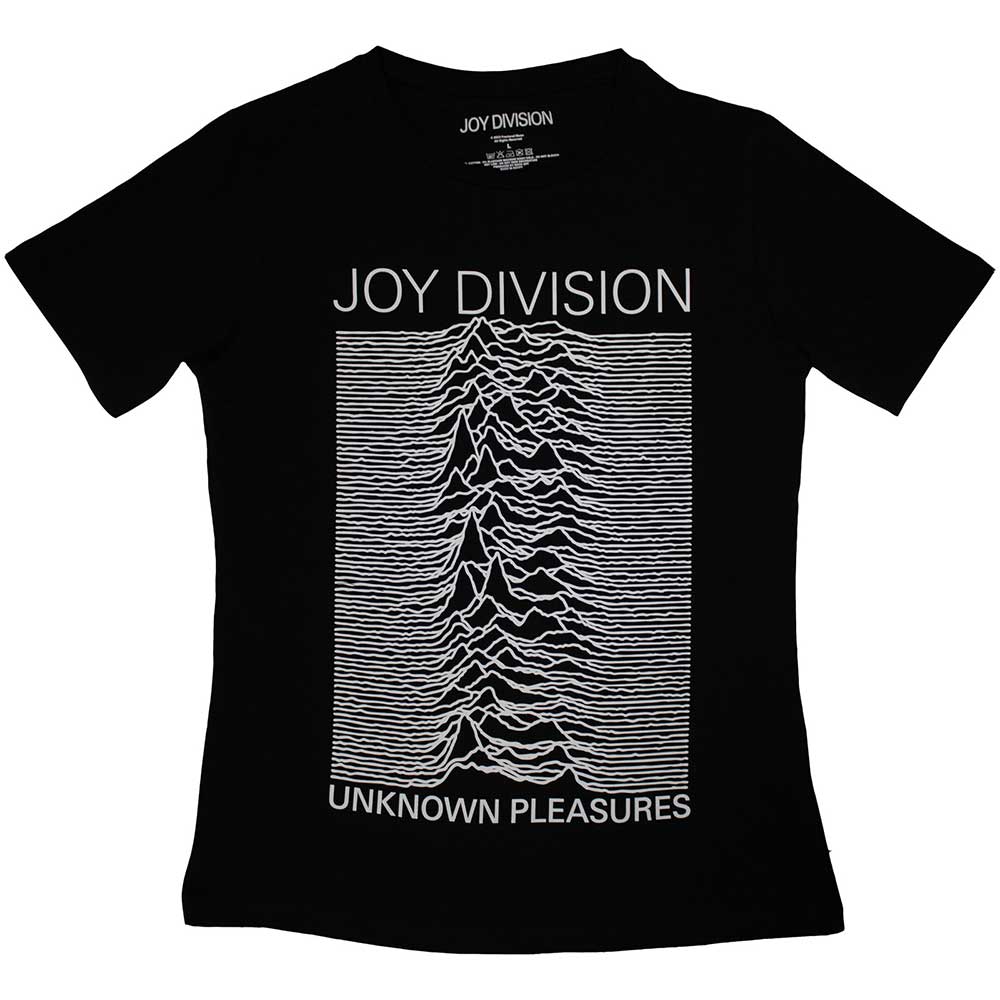 Joy Division Unknown Pleasures FP Womens T Shirt Officially Licensed