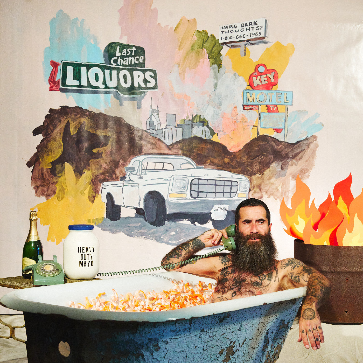 JP Harris - JP Harris Is A Trash Fire (Coke Clear) Vinyl Record