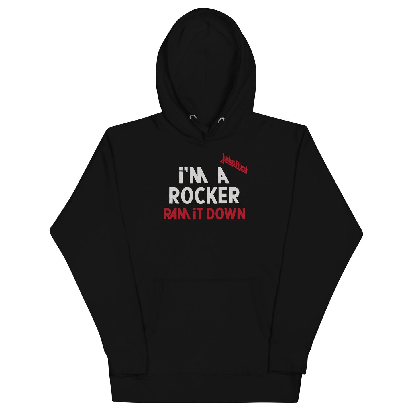 Judas Priest I'm a Rocker Mens Officially Licensed Hoodie Black