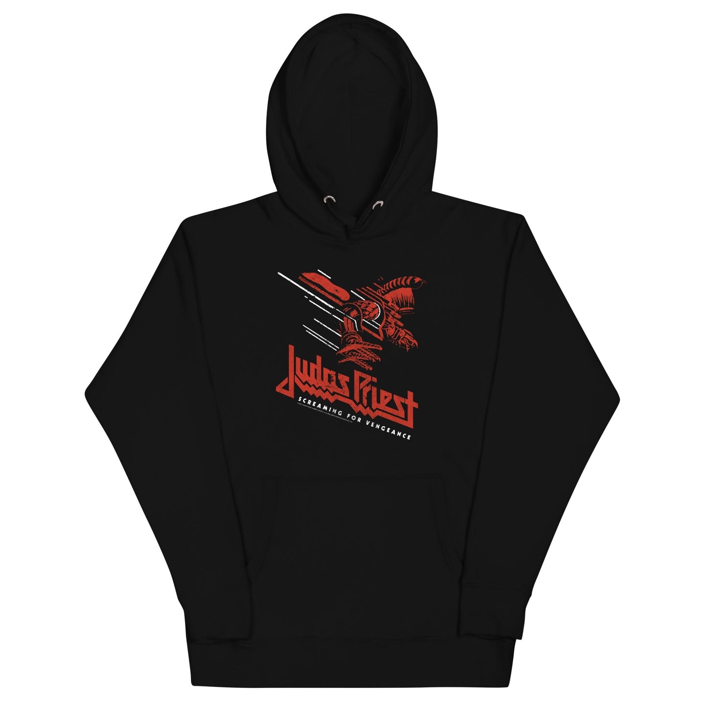 Judas Priest Screaming for Vengeance Mens Officially Licensed Hoodie Black