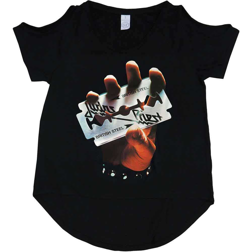 Judas Priest British Steel Womens T Shirt Officially Licensed