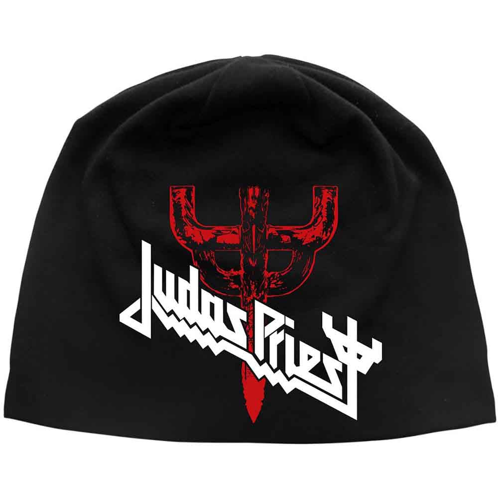 Judas Priest Logo & Fork Beanie Hat Officially Licensed