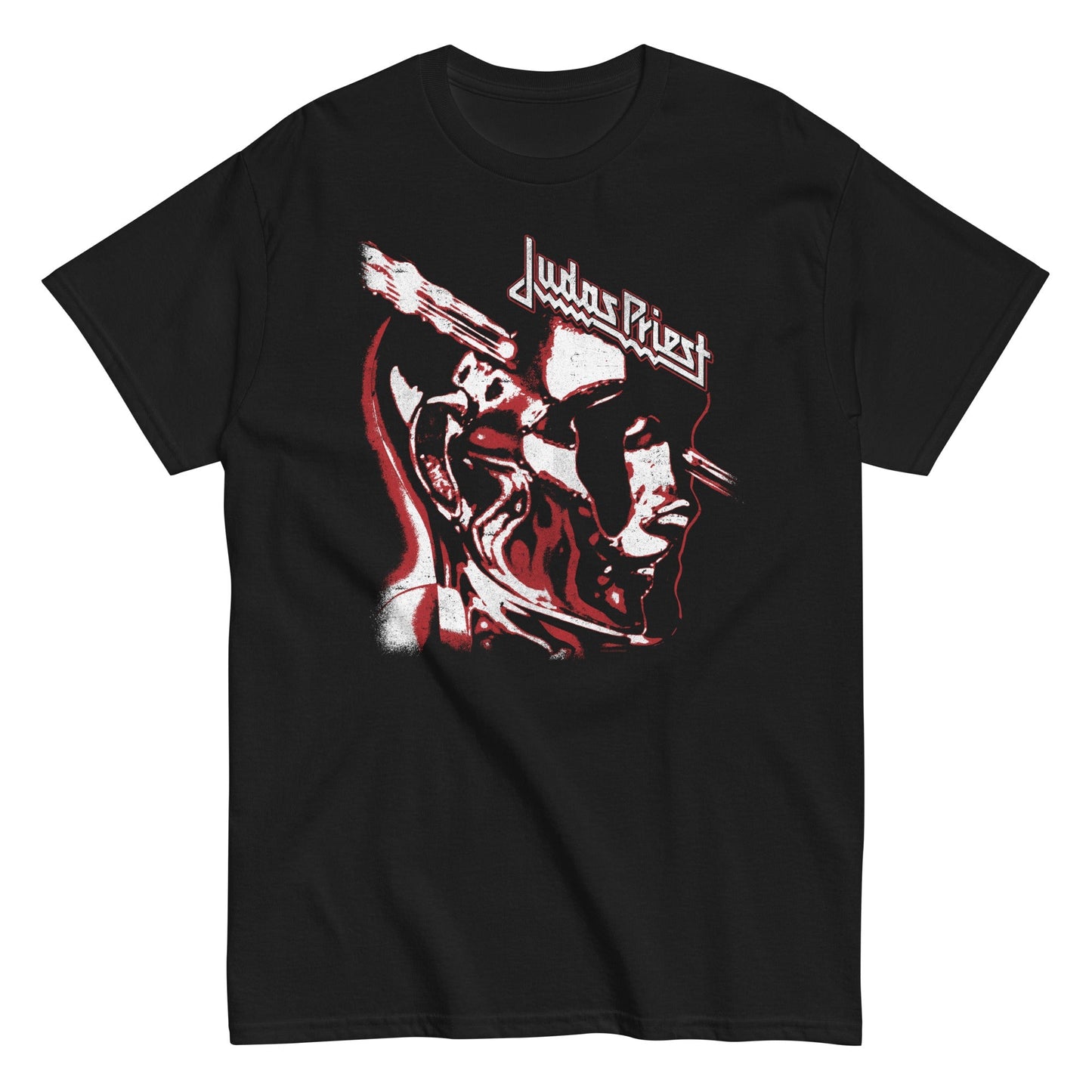 Judas Priest Look Right Officially Licensed Mens T Shirt Black