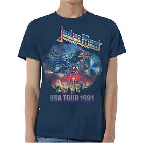Judas Priest Painkiller US Tour 91 Mens T Shirt Officially Licensed