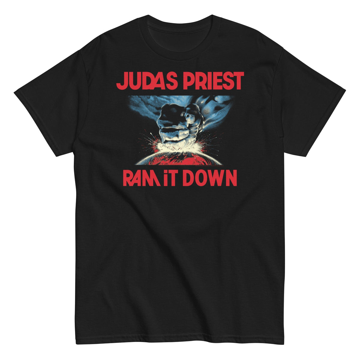 Judas Priest Ram Bigger Officially Licensed Mens T Shirt Black