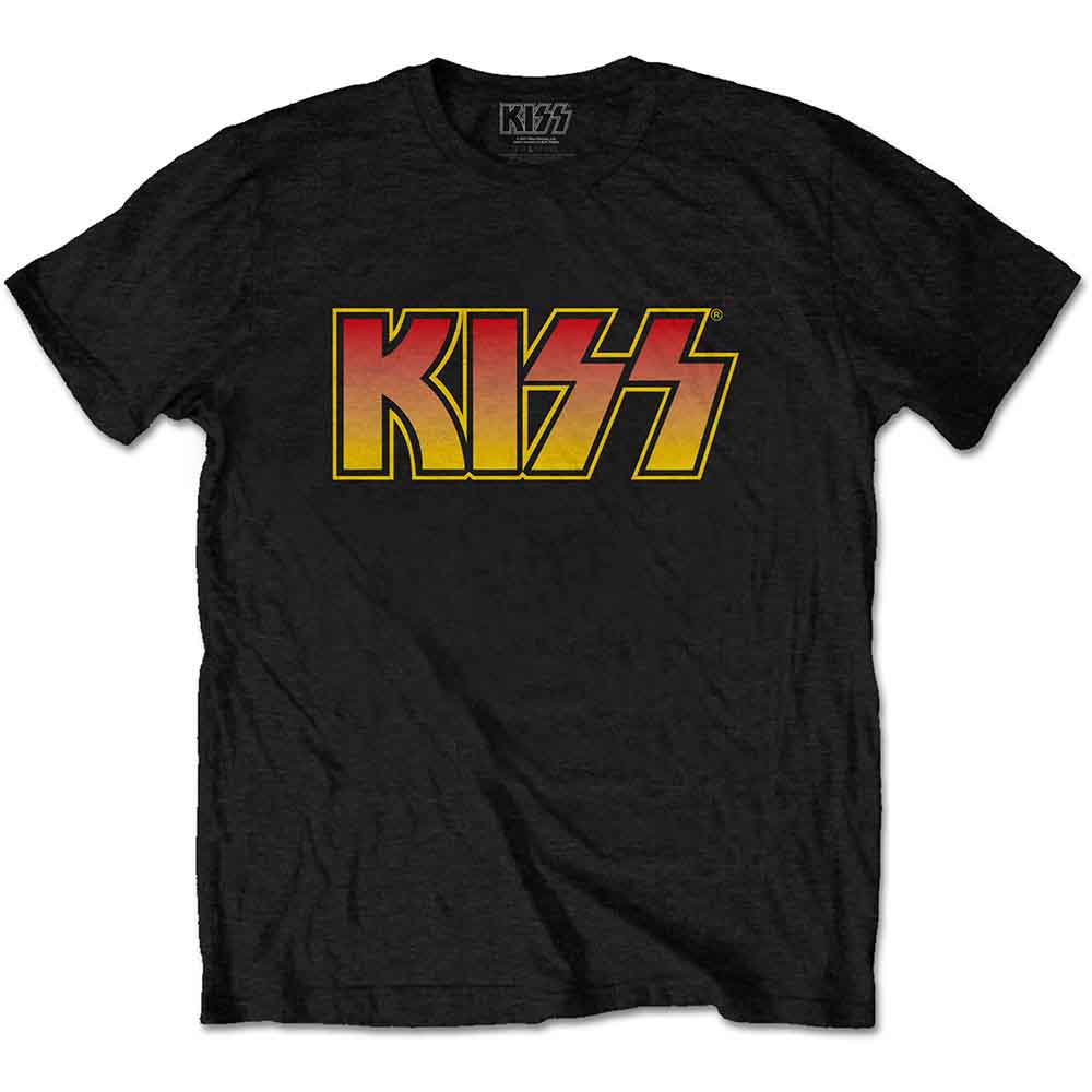 Kiss Classic Logo Mens T Shirt Officially Licensed