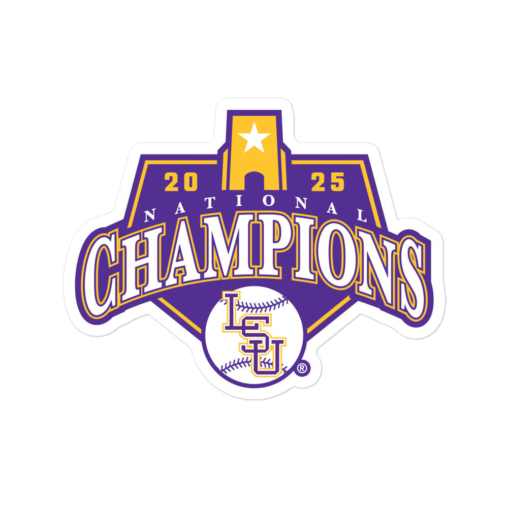 LSU Baseball National Champions Logo Sticker