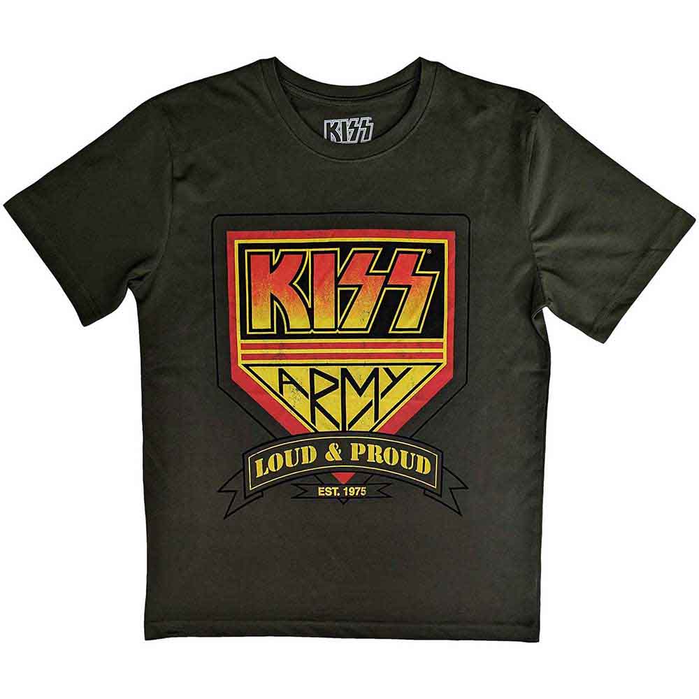 Kiss Loud & Proud Mens T Shirt Officially Licensed